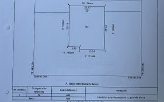 Teren intravilan 608mp Agigea RO-RO toate utilitățile vedere la mare - Schiță 5