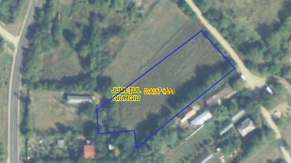 teren intravilan  sat Daia, județul Giurgiu,Dealul Florilor - Schiță 4