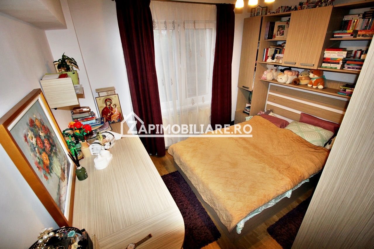 Apartament 3 camere,2 bai,pivnită,70mp,cartier Tudor,mobilat - Poză 2