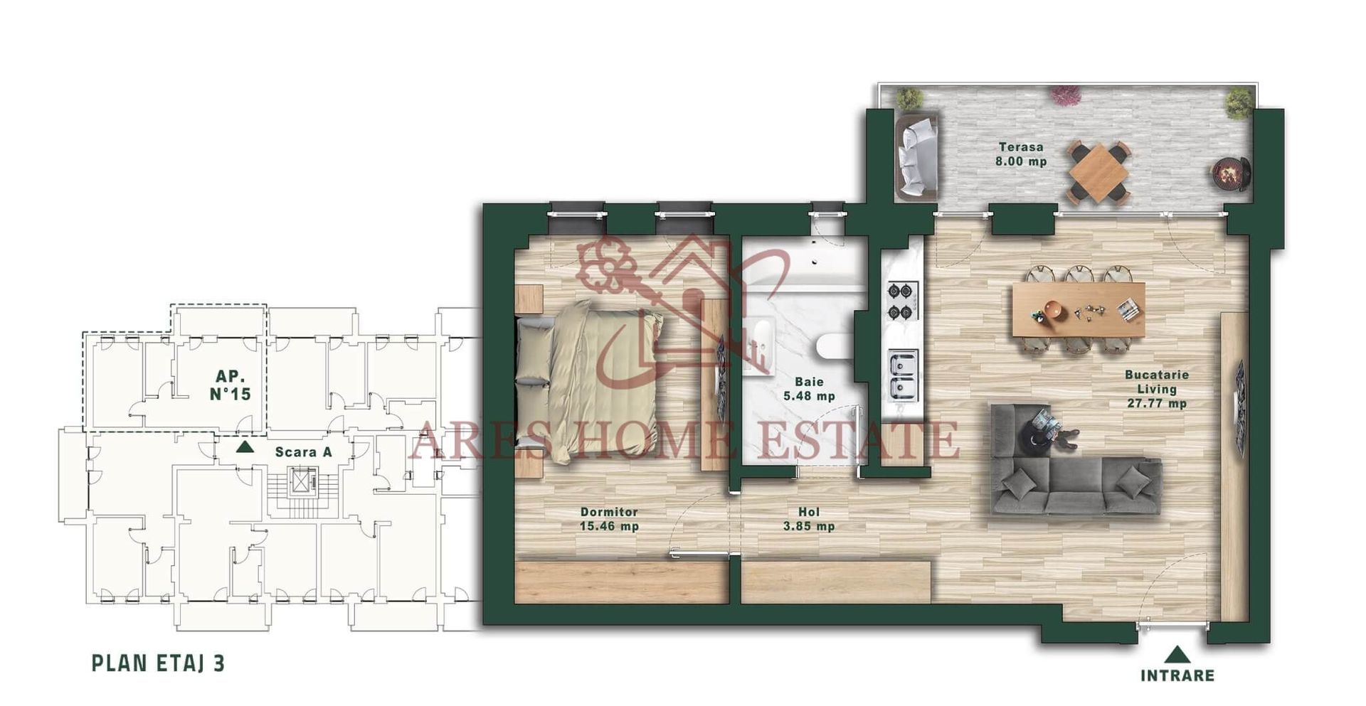COMISION 0% - Apartamente premium – zona Torontalului - Schiță 8