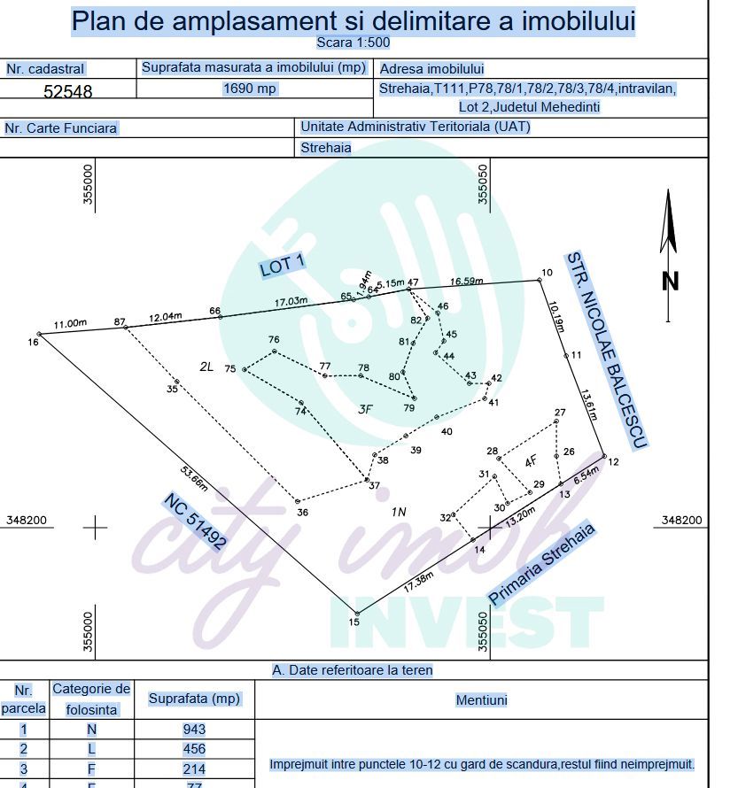 TEREN 1690 MP - ORAS STREHAIA - Poză 4