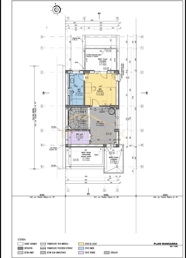 Vila Unica Noua cu 8 camere *300mp* /fotovoltaice si pompa cladura// Dorobanti - Schiță 45