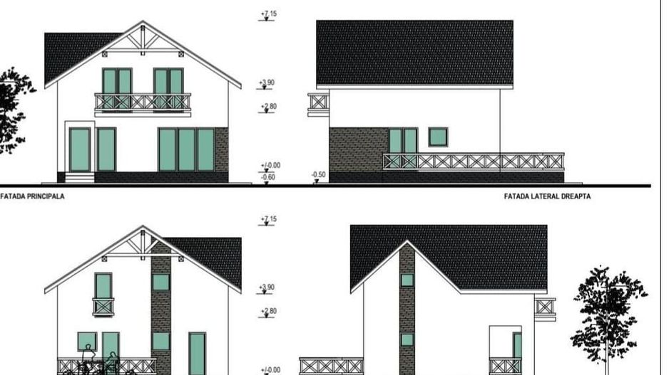 Casa noua, P+M, 4 camere, terasa, teren 500 m2, central, Cornu - Poză 3