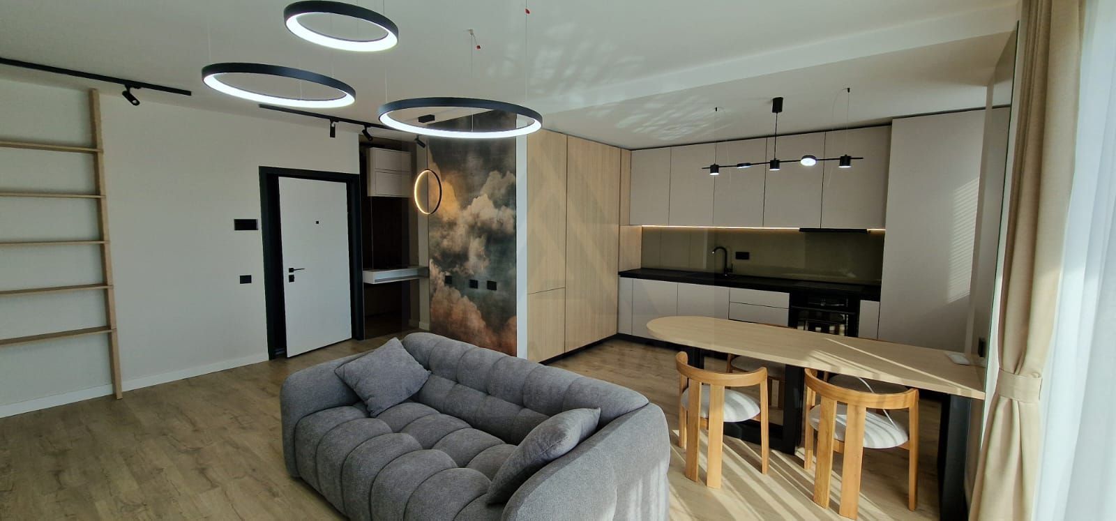 Apartament lux 80 mp utili 3 camere 2 bai si parcare subterana - Poză 4