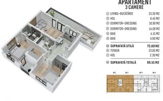 Comision 0% 3 camere Terasa | Prelungirea Ghencea | Latin - Poză 1