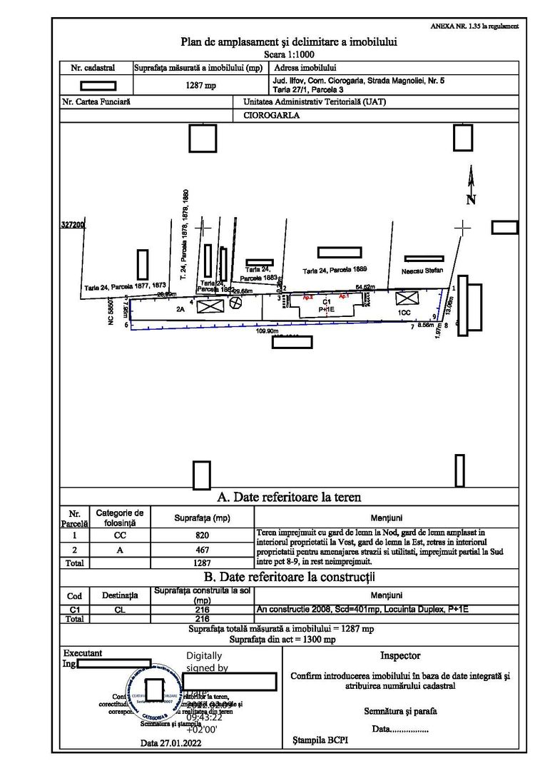 2 vile tip Duplex, ideal investitie, piscina exterioara, trifazic - Poză 55