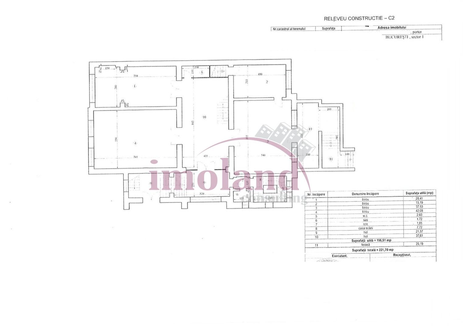 Vila - Piata Romana - inchiriere - Schiță 37
