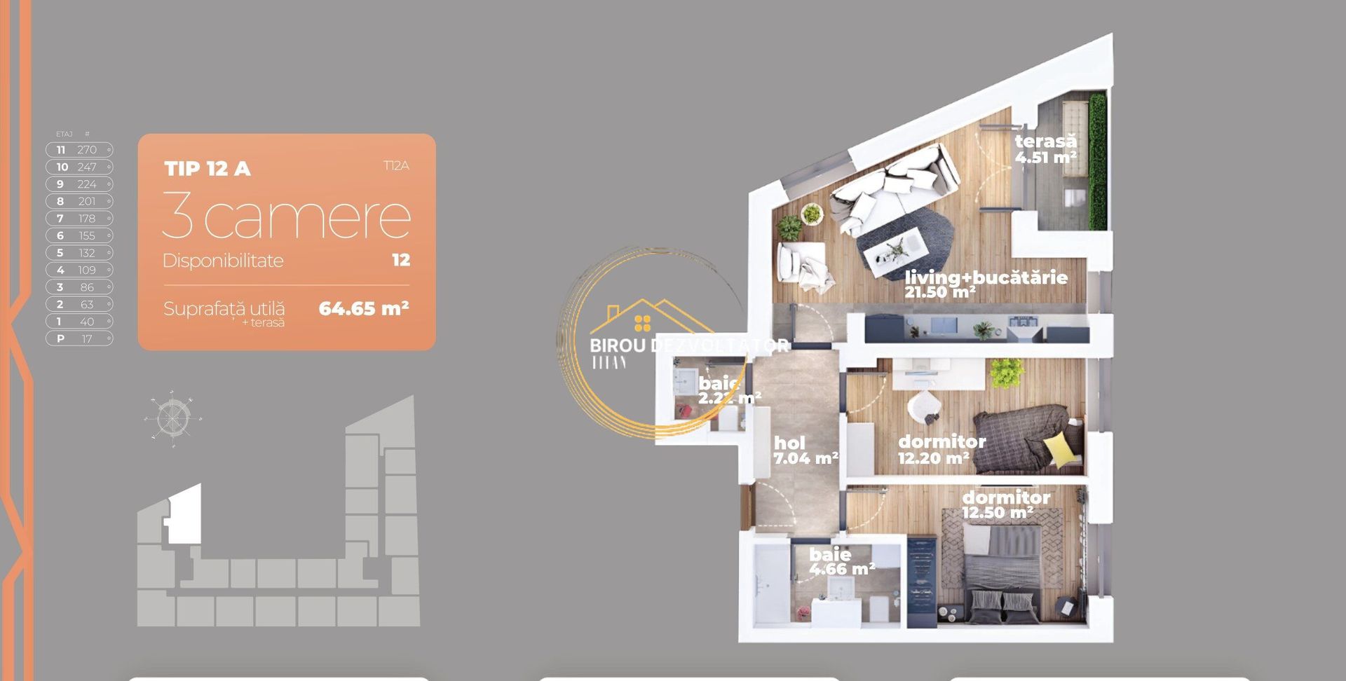 PRET PROMO 1 decembrie Auchan Metrou STB Ansamblu modern Titan - Schiță 7