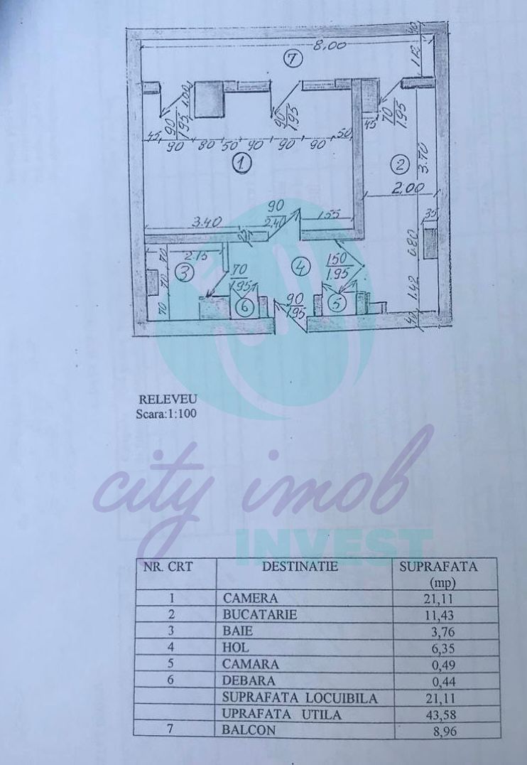 Studio 53 mp Mobilat si Utilat complet- 5 minute Metrou Eroilor - Poză 10