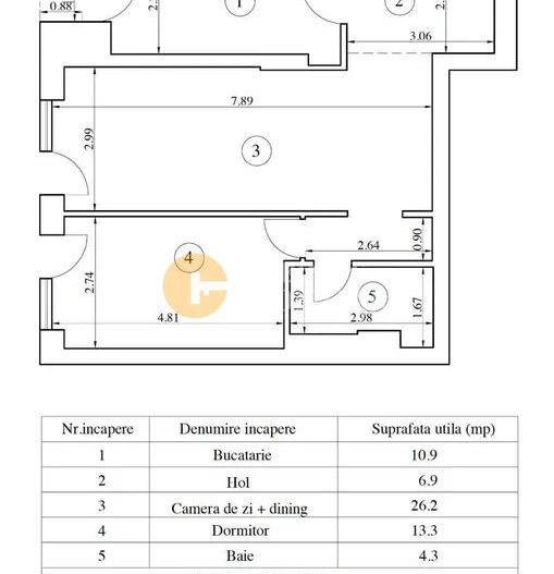 Chiriei - 2 camerei - Complex nou - Poză 7
