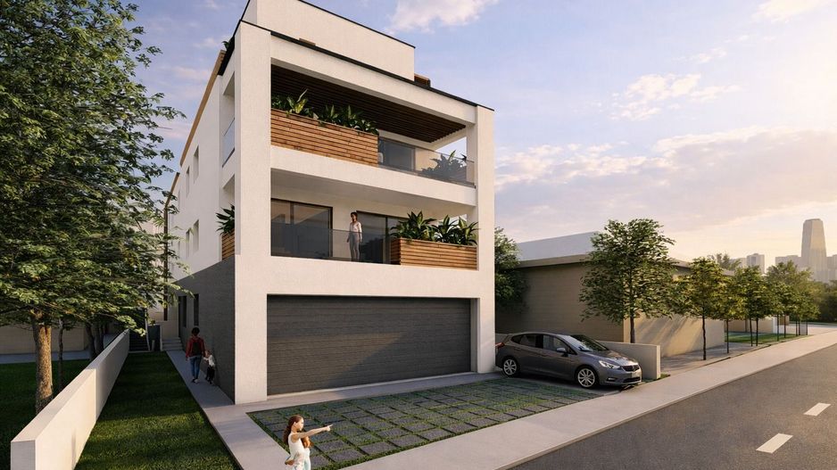 4 camere cu TERASA de 22 mp, 3 bai, etaj 2/3, FINISAT MODERN,  COMISION 0% - Poză 2