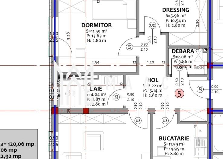 Apartament 3 camere | Curte 60 MP | Parcare | Selimbar - Poză 10