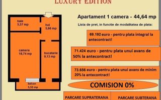 Apartament decomandat de vanzare in Iasi, Galata, 44,64 mp, bloc nou - Poză 2