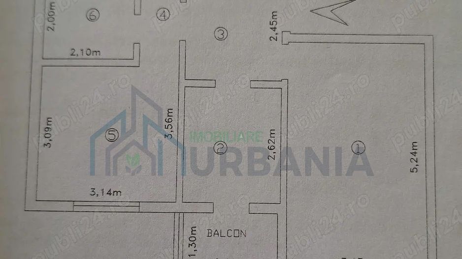 Apartament 2 camere, decomandat, mobilat și utilat, Dacia, Iași - Poză 1