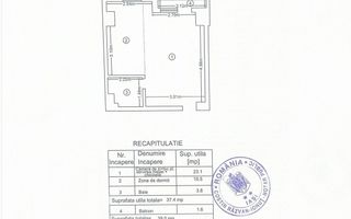 Studio modern, loc de parcare – Ciric–Tătărași – 87.000 € - Poză 9