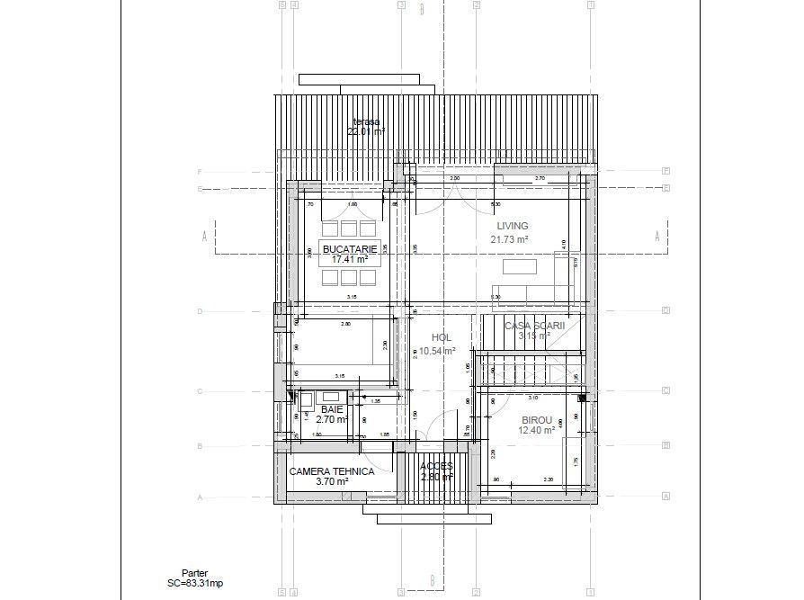 Casă nouă de vânzare lângă Pădurea Tunari – 5 camere, 306 mp teren - Schiță 12