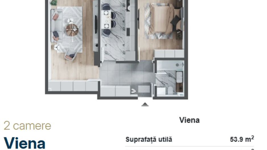 Apartamente de vanzare, 2,3 camere Arena Residence, Oradea - Poză 7