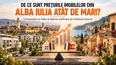 Cum poate o locuință din Alba Iulia să coste cât una din Italia sau Spania?