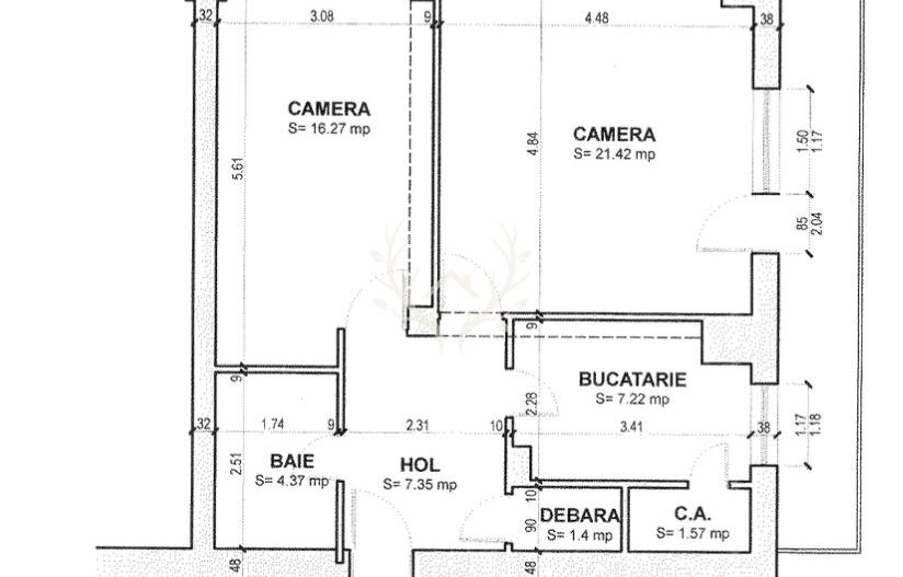 Apartament cu 2 camere, 60 mp, str. N.Titulescu Gheorgheni - Poză 8