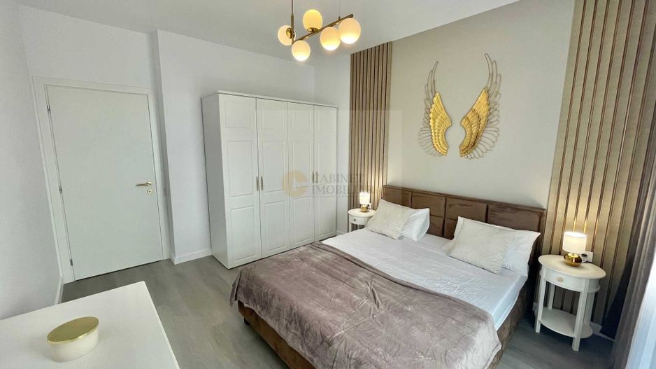 2 camere decomandat | Mobilat și utilat lux | Vedere panoramica - Poză 10