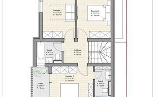 Casa individuala - 149 mp util - terasa rooftop cu jacuzzi de 32 mp - Poză 10