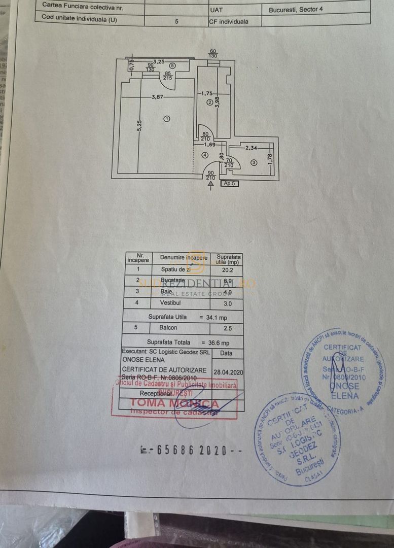 Garsonieră decomandată cu balcon, complet mobilată și utilată - Poză 8