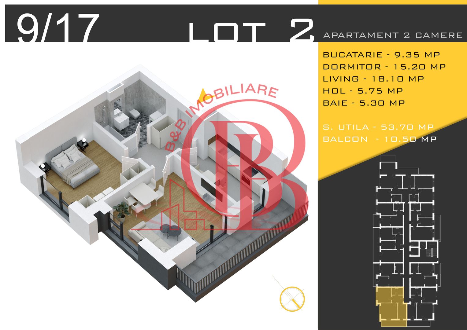 2 camere  Titan Pallady  Metrou Nicolae Teclu - Schiță 1