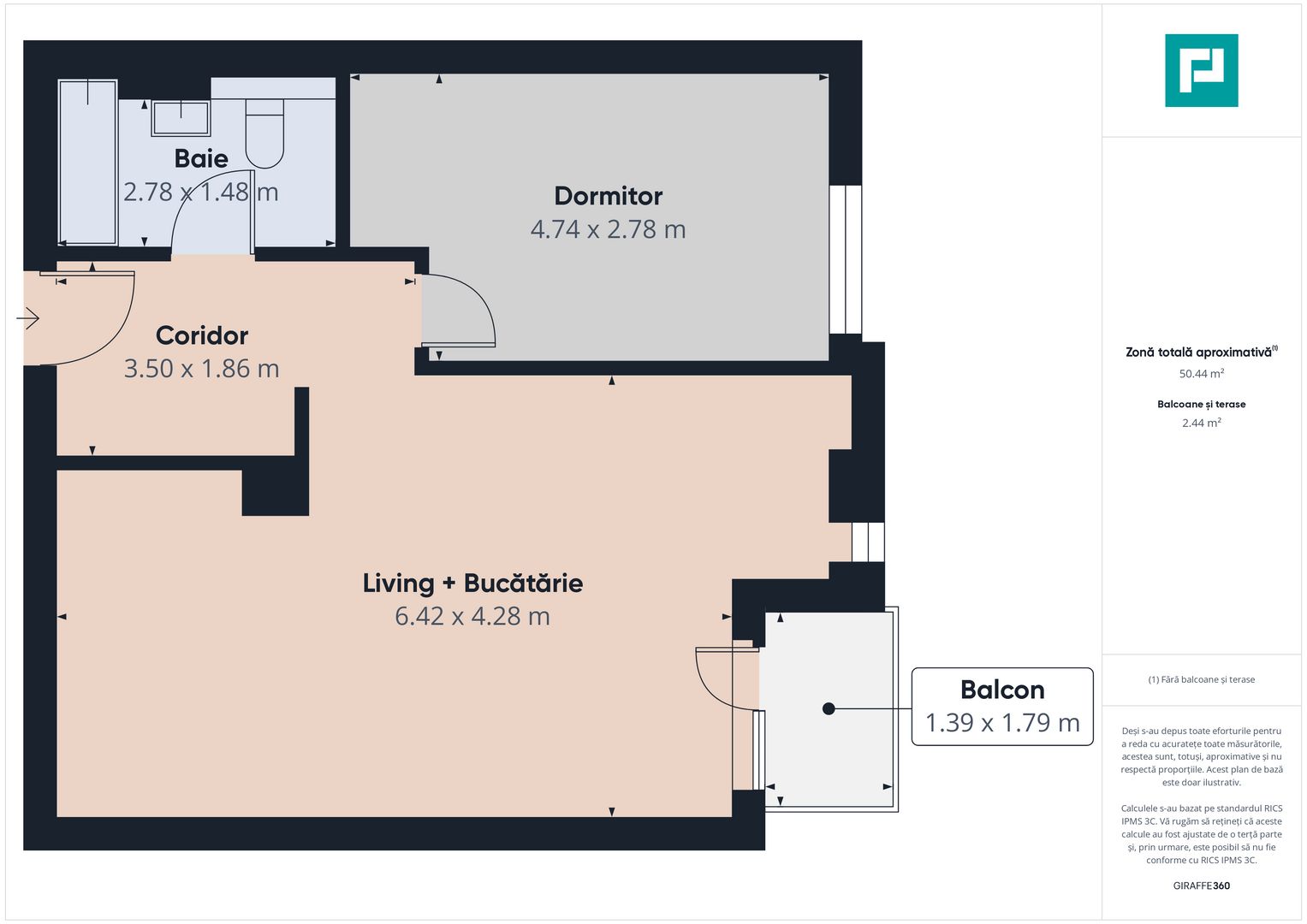 Apartament cu 2 camere | Etaj 2 | Complex nou – Calea Torontalului - Poză 9
