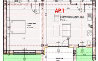 Apartament 2 camere | Semidecomandat | Zona Brana - Poză 1