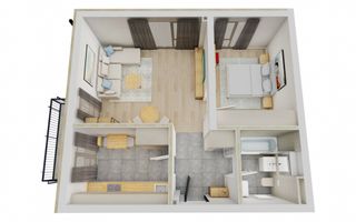 Comision 0! Etaj 1. Bucatarie inchisa. Loc de parcare. Lift. - Poză 10