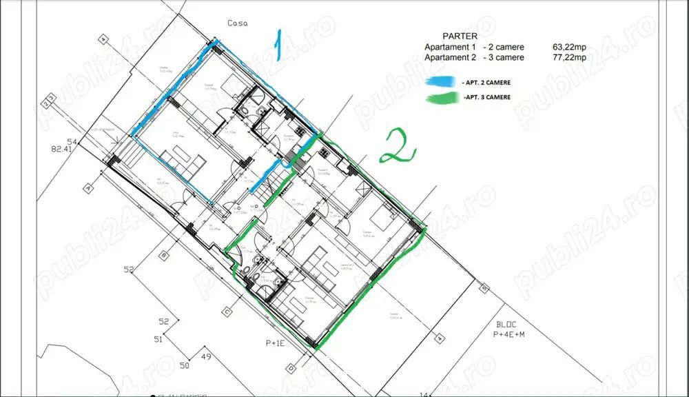 Apartament 2 camere, curte proprie 23mp, parter, Obor – metrou 2 minute - Poză 10