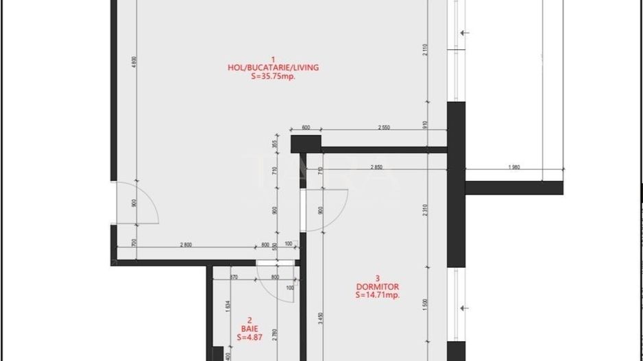 Apartament 2 camere, ansamblu rezidențial nou, zona Valea Chintaului - Poză 1