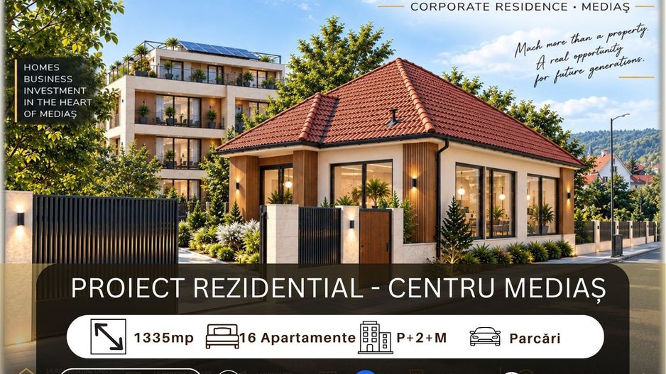 Teren Mediaș - oportunitate dezvoltare complex rezidențial - Poză 1