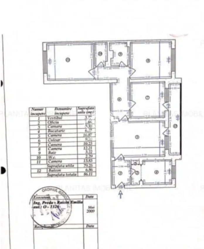 Apartament 4 camere I Drumul Taberei - Schiță 7