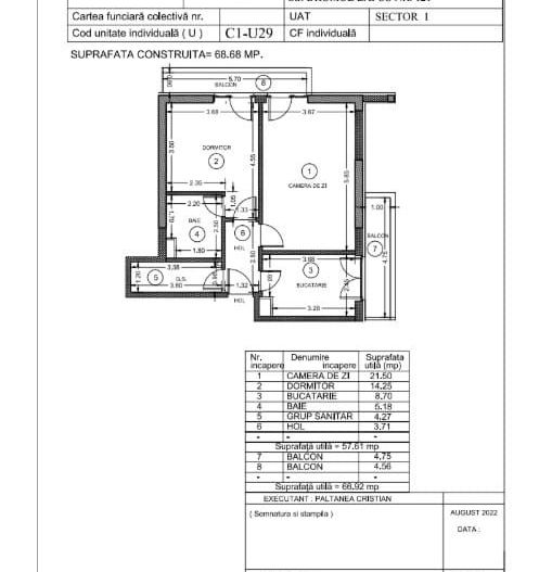 Apartament 3 camere și loc de parcare - Poză 22