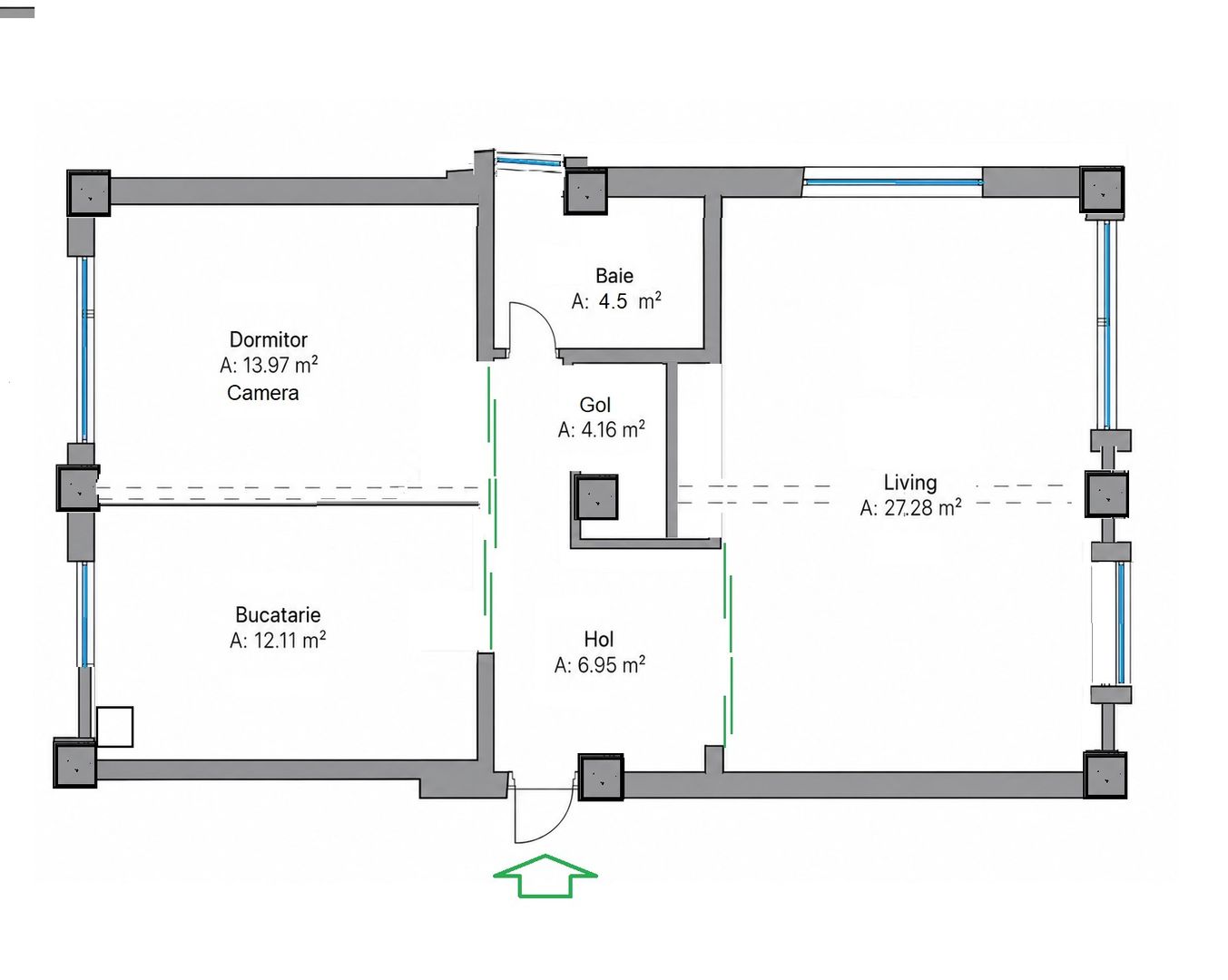 Apartament 3 camere de vânzare zona premium Buna Ziua Comision 0% - Poză 13