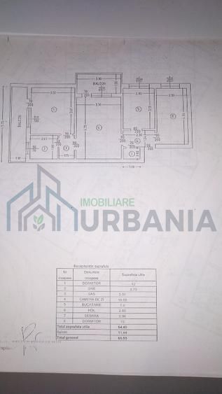 Apartament 3 camere, 66 m², etaj 2/4, lângă Palas, zonă liniștită, gata de mutat - Poză 1