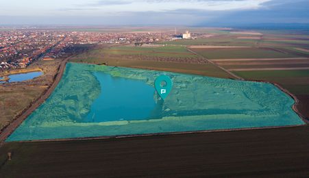 Balastieră în județul Arad cu teren de 12.5 ha