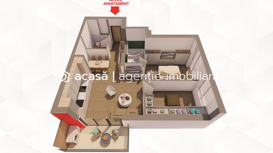 Apartament cu 3 camere - bloc R37 - ARED City - Poză 2