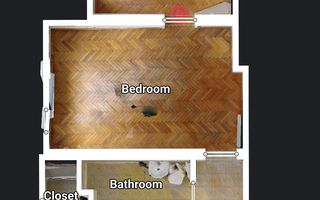 Apartament cu 2 camere, etaj 1, zona Horea–ideal pentru investitie - Schiță 9