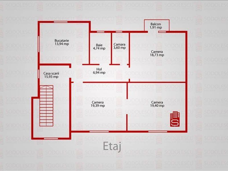 Casă / Vilă cu 8 camere de vânzare în zona Central - Poză 3