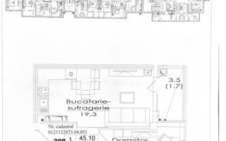 Vânzare, apartament, o cameră, str. Durlești, Dumbrava - Poză 1