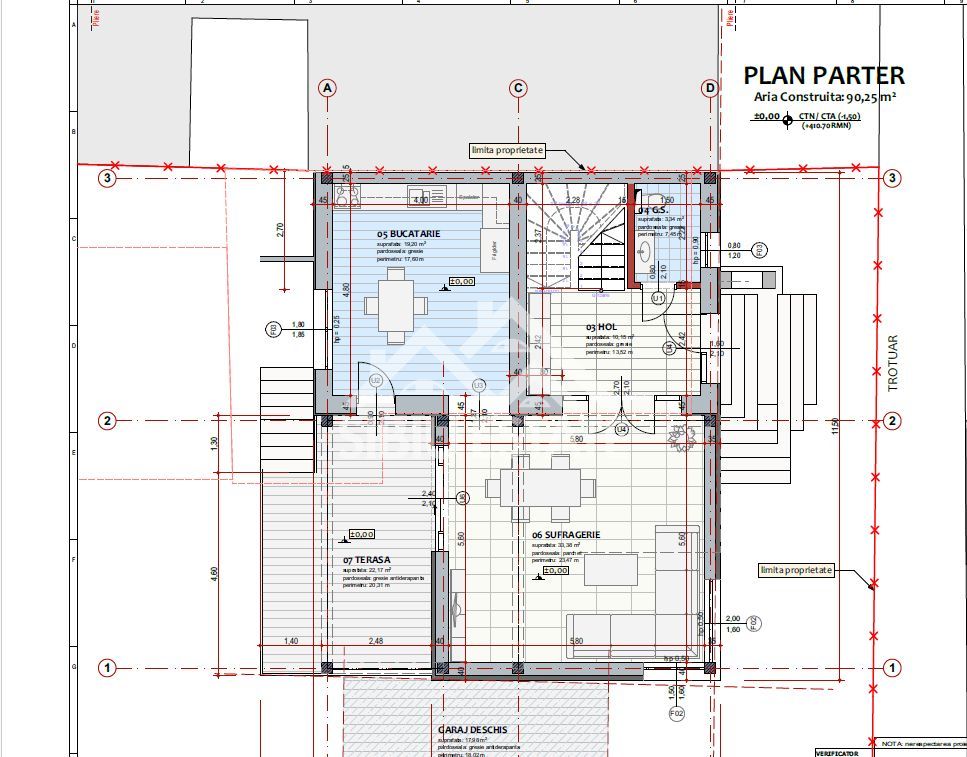 Teren constructii de vanzare zona Piata Cluj cu proiect extindere - Poză 3