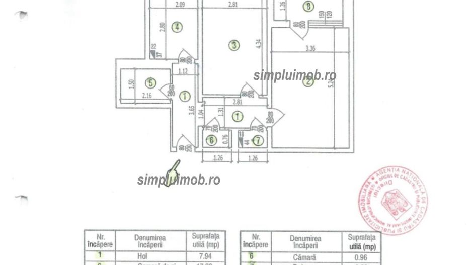 Decomandat mobilat 2 camere Baba Novac IOR - Schiță 9