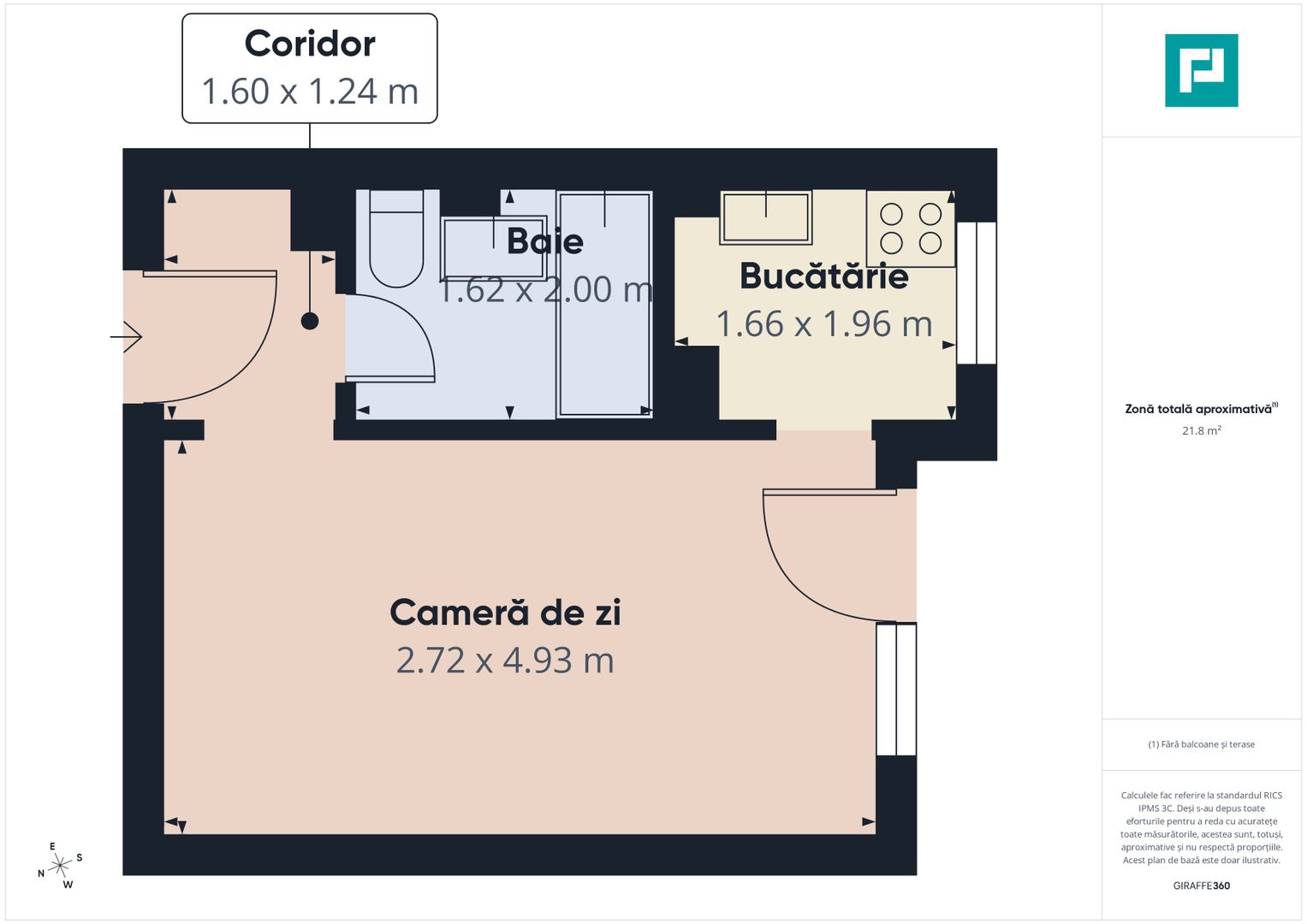 Garsonieră amenajată confort 1 în Micalaca - Poză 5