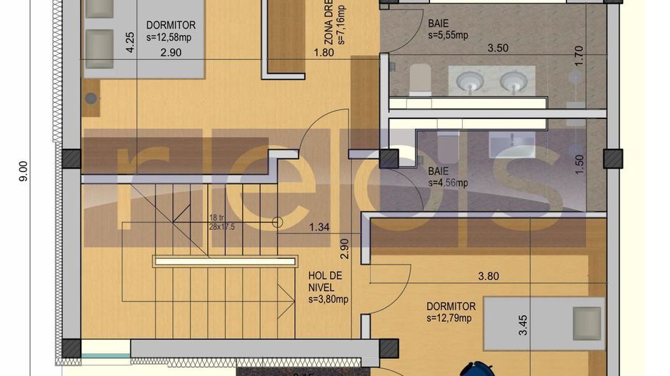 VILA LUX TZU DE VANZRE BRAGADIRU P+E1+E2 4 CAMERE - Poză 7
