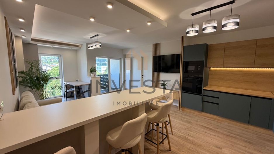Apartament modern cu 2 camere, finisaje de lux, mobilat complet! - Poză 3