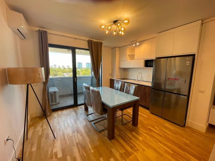 Apartament premium 2 camere, Barbu Văcărescu, mobilat, parcare, view superb - Poză 5