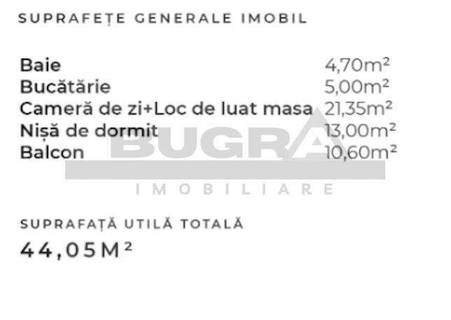 Apartament 2 camere, 44 mp, semifinisat, zona Autogara Beta - Poză 2