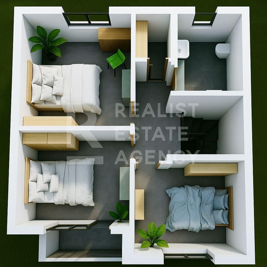 Triplex modern de vânzare, 4 camere, zona Dancu, Iași - Poză 4